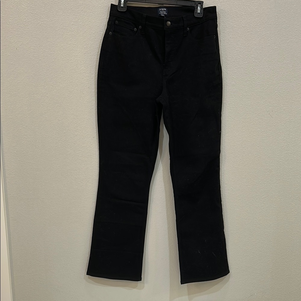 Black Straight-Leg Jeans